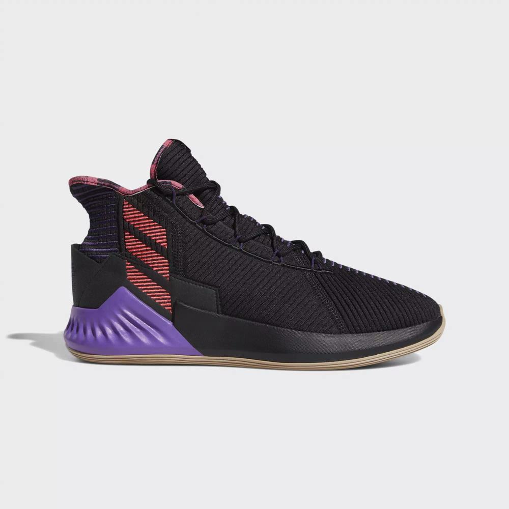 Adidas D Rose 9 Tenis De Basketball Negros Para Hombre (MX-55410)